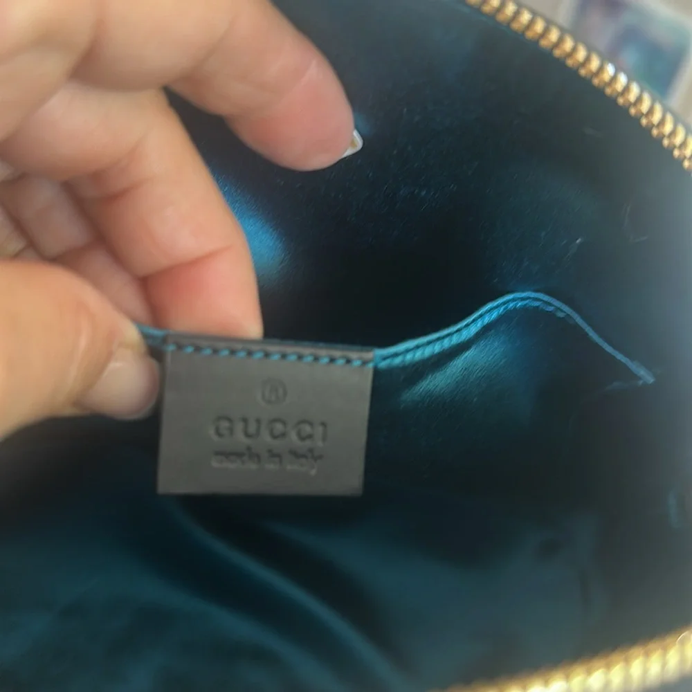 Beautiful Gucci Ophidia black suede Crossbody bag - Picture 13 of 15